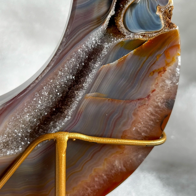 Mezzaluna in Agata naturale